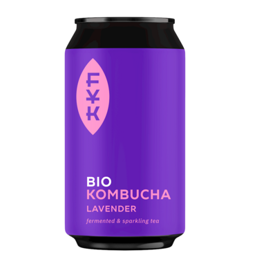 KOMBUCHA HERBATA ZIELONA Z LAWENDĄ BEZGLUTENOWA BIO 330ml 