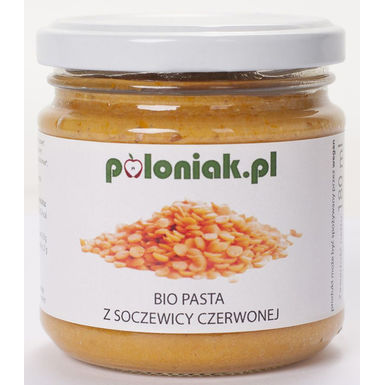 PASTA Z SOCZEWICY CZERWONEJ BIO 160g 