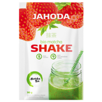 SHAKE Z MATCHĄ I TRUSKAWKAMI BEZGLUTENOWY BIO 30g 28507