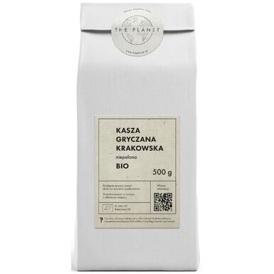 KASZA GRYCZANA KRAKOWSKA NIEPALONA BIO 500g 