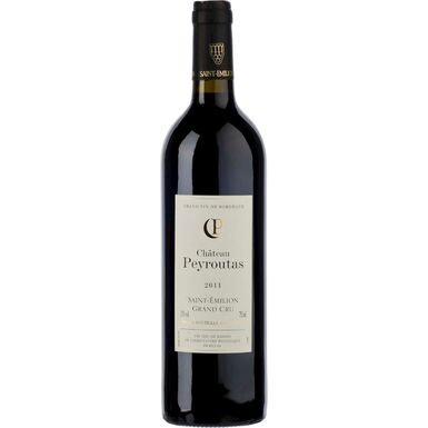 WINO CHATEAU PEYROUTAS SAINT-ÉMILION GRAND CRU CZERWONE WYTRAWNE BIO 0,75L (FRANCJA)