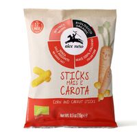 CHRUPKI KUKURYDZIANO MARCHEWKOWE BEZ DODATKU CUKRÓW BEZGLUTENOWE OD 1 ROKU BIO 15g 28896