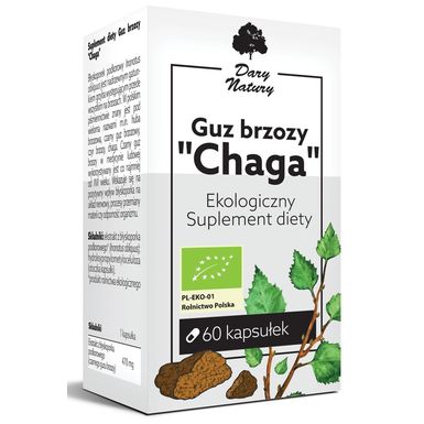 GUZ BRZOZY CHAGA BIO (470 mg) 60 KAPSUŁEK 