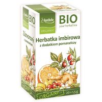 HERBATKA IMBIROWA Z DODATKIEM POMARAŃCZY BIO (20 x 1,5g) 30g 7536