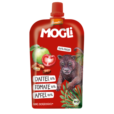 PRZECIER OWOCOWY JABŁKO POMIDOR DAKTYLE BEZ DODATKU CUKRÓW DEMETER BIO 120g 