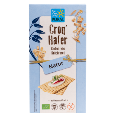 PIECZYWO CHRUPKIE BŁONNIKOWE OWSIANE BEZGLUTENOWE BIO 160g 