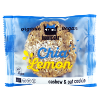 CIASTKO WEGAŃSKIE Z NASIONAMI CHIA O SMAKU CYTRYNOWYM BEZGLUTENOWE BIO 50g 21698