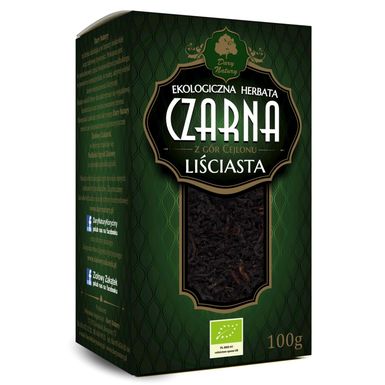 HERBATA CZARNA LIŚCIASTA BIO 100g 