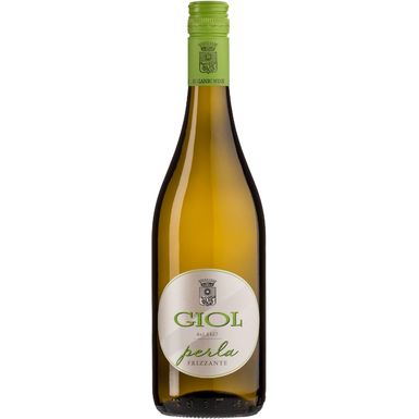 WINO GIOL LA PERLA FRIZZANTE BIAŁE PÓŁWYTRAWNE LEKKO MUSUJĄCE BIO 0,75L (WŁOCHY)