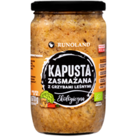 KAPUSTA KISZONA ZASMAŻANA Z GRZYBAMI LEŚNYMI BIO 670g 26016