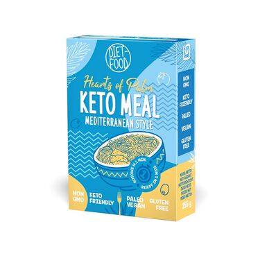 DANIE ŚRÓDZIEMNOMORSKIE Z SERCEM PALMY BEZGLUTENOWE KETO 255g 