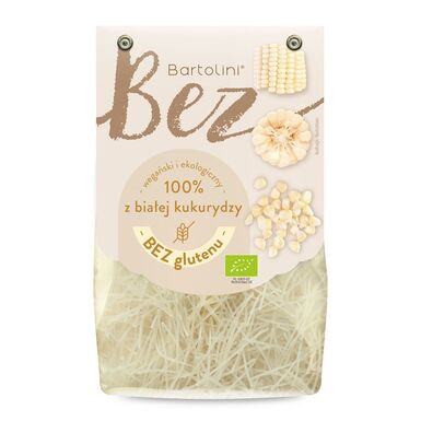 MAKARON (Z BIAŁEJ KUKURYDZY) KRAJANKA BEZGLUTENOWY BIO 250g 