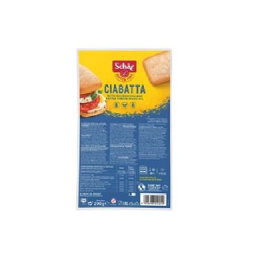 BUŁKI CIABATTA BEZGLUTENOWE (4 x 50g) 200g 