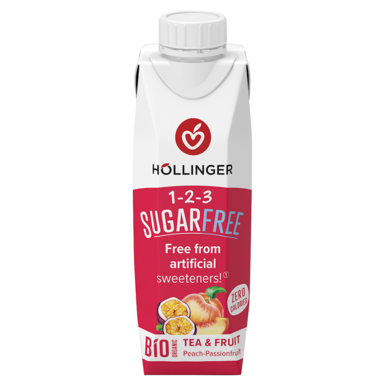 NAPÓJ O SMAKU BRZOSKWINIA MARAKUJA BEZ CUKRU BIO 300ml 