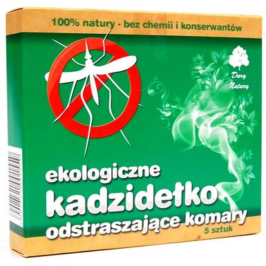 KADZIDEŁKA ODSTRASZAJĄCE KOMARY EKO (5szt) 