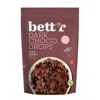 DROPSY CZEKOLADOWE Z CIEMNEJ CZEKOLADY BIO 200g 25680