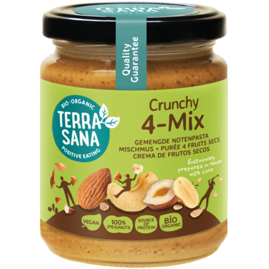 KREM ORZECHOWY CRUNCHY MIX (4 ORZECHY) BIO 250g 