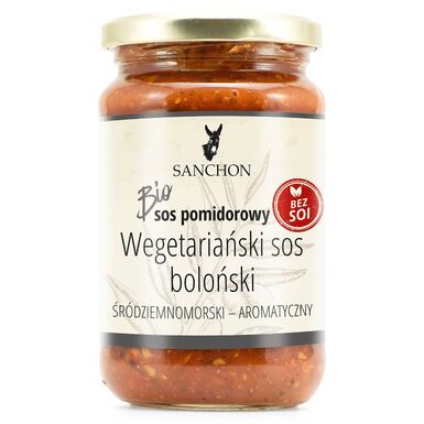 SOS WEGAŃSKI BOLOGNESE BEZGLUTENOWY BIO 330ml 
