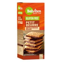 HERBATNIKI MAŚLANE PETIT BEURRE Z DODATKIEM POLEWY KAKAOWEJ BEZGLUTENOWE 115g 28588