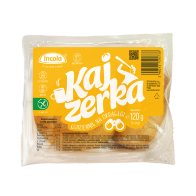 BUŁKI KAJZERKI BEZGLUTENOWE (2szt.) 120g 