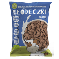 ŁÓDECZKI JAGLANO ORKISZOWE Z KAKAO BEZ DODATKU CUKRÓW BIO 260g 28419
