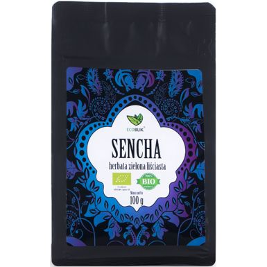 HERBATA ZIELONA LIŚCIASTA SENCHA BIO 100g 
