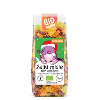 ŻELKI MISIE BEZ ŻELATYNY BEZGLUTENOWE BIO 150g 19894
