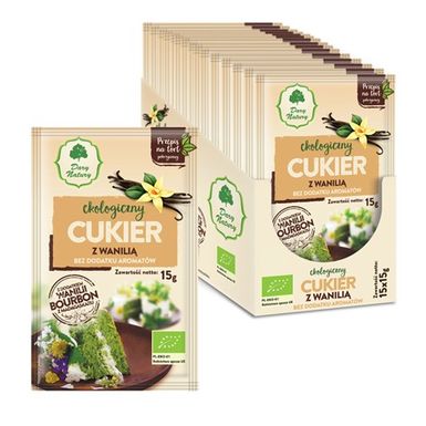 CUKIER Z WANILIĄ BOURBON BIO 15g 