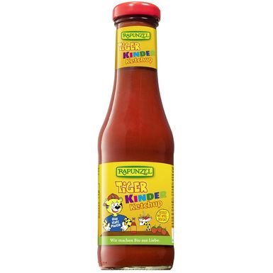 KETCHUP DLA DZIECI TIGER BEZ DODATKU CUKRÓW BIO 450ml 