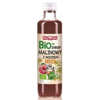 SYROP MALINOWY Z MIODEM I LIPĄ BIO 250ml 