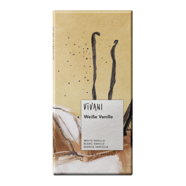 CZEKOLADA BIAŁA Z WANILIĄ BIO 80g 